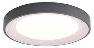 Moderní stropní svítidlo šedé s bílou 48cm vč. LED stmívatelné RGB - Kanton