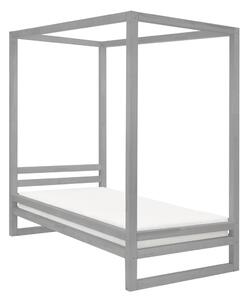Jednolůžková postel BALDEE - Tmavě šedá, Rozměr: 80 x 200 cm