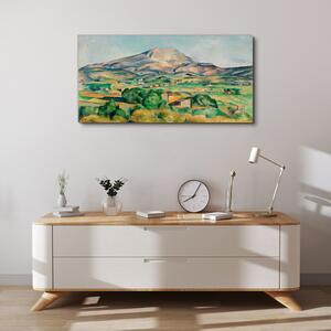 Obraz na plátně Obraz na plátně Malování hory přírody