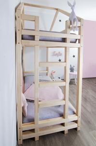 Benlemi Patrová postel CLOUDY Zvolte barvu: Bílá, Rozměr: 90 x 200 cm