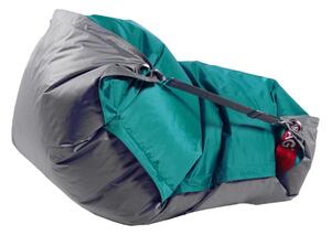 Beanbag Sedací vak 189x140 duo sea green - gray