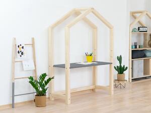 Dřevěný domečkový stůl STOLLY - Bílá