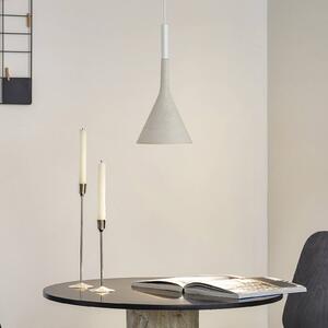 Foscarini Aplomb závěsné světlo GU10 beton bílá, stmívatelný, Bílá / opál, Kuchyň, Beton, Design