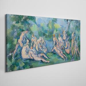 Obraz na plátně Obraz na plátně Koupání Paul Cézanne