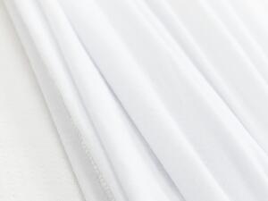 Benlemi Dvoulůžkové prostěradlo z bavlny Zvolte barvu: Bílá, Rozměr: 160 x 200 cm