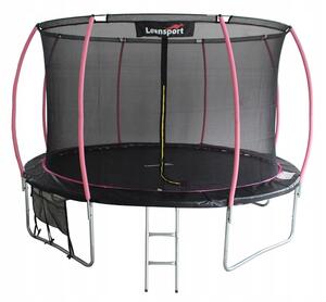 Trampolína LEAN Sport Max 16ft Černo-Růžová