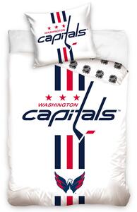 CARBOTEX povlečení NHL Washington Capitals White 70x90/140x200 cm