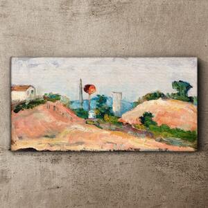 Obraz na plátně Obraz na plátně Železniční řez Cézanne