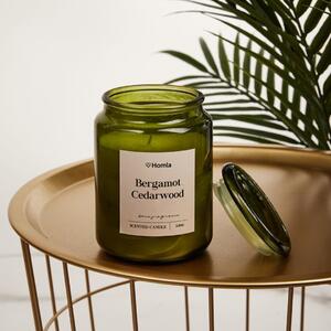 HOMLA Vonná svíčka Mael Bergamot a cedrové dřevo 540 g