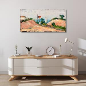 Obraz na plátně Obraz na plátně Železniční řez Cézanne
