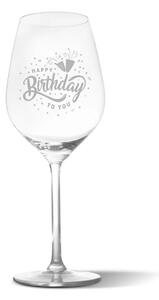 Sablio Sklenička na víno Happy birthday to you 2: 49 cl