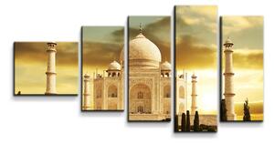 Sablio Obraz - 5-dílný Taj Mahal - 100x60 cm