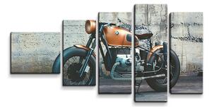 Sablio Obraz - 5-dílný Motorka - 100x60 cm