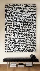 Nanimarquina Vlněný koberec Manuscrit, kolekce Black on white Rozměr koberce: 170×240 cm