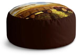 Sablio Taburet Circle Traktor s vlečkou: 38x48 cm