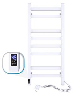 Elektrický sušák na ručníky s termostatem AVANGARD 105W 80x36 cm bílá pravá