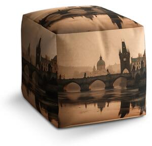 Sablio Taburet Cube Praha Karlův most 1 - 40x40x40 cm