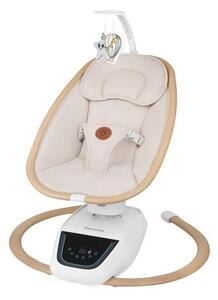 Lionelo - Dětské houpátko s melodií OLIVIA Beige Natural + dálkové ovládání