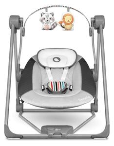 Lionelo - Dětské houpátko OTTO 4xLR14 Cozy Grey