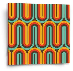 Sablio Obraz Retro vlny - 50x50 cm