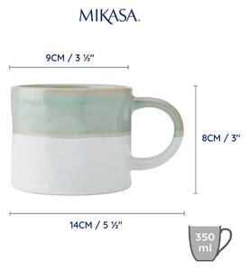 Hrnek Mikasa Ombre 350 ml zeleno bílý MKMUG23 3