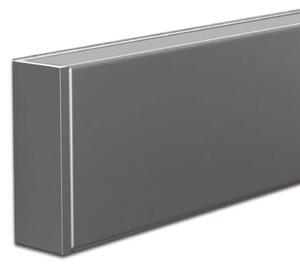 Hera LED nástěnné světlo INTERO-LINE, nerezová ocel, 60 cm, 24 V,, stmívatelný, Hliník / šedá / zinek, Obývací pokoj / jídelna, Hliník, Moderní, Nástěnné svítidlo / světlem dolů