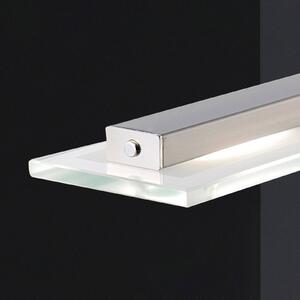 FISCHER & HONSEL Závěsné svítidlo LED Tenso, nikl, 64 cm, kov, stmívač, stmívatelný, Hliník / šedá / zinek, Obývací pokoj / jídelna, kov, Moderní