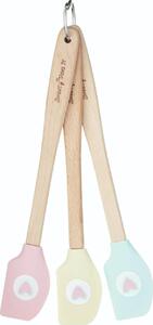 Sada malých stěrek KitchenCraft Sweetly Does It, 3 ks silikonové KCMINISPAT3PC