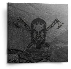 Sablio Obraz Vikingové Stone - 110x110 cm