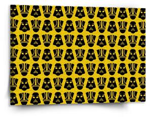 Sablio Obraz Star Wars Stormtroopeři Pattern na žluté - 150x110 cm