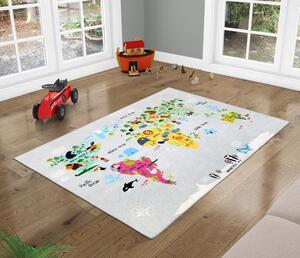 Vopi | Dětský koberec Světadíly - Dětský koberec Světadíly