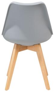 Sada dvou šedých jídelních židlí DAKOTA II