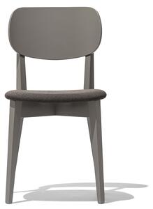 Connubia Jídelní židle Robinson Soft, dřevo, látka/um.kůže, CB1436-S Podnoží: Wenge (dřevo), Sedák: Látka Berna - Sand (písková)