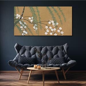 Obraz na plátně Obraz na plátně Větve stromů listy květy