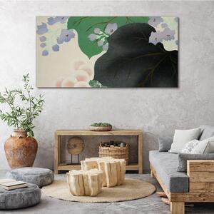 Obraz na plátně Obraz na plátně Abstrakce asijských listů