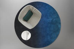Calligaris Kulatý koberec Sky, ombré Barva: modrá, Rozměr: O230