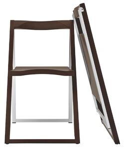 Connubia Skládací židle Skip, dřevo, hliník, CB207 Povrch: bílý matný lak
