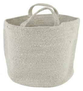 Úložný koš s uchy COTTON HAVEN 35x35 cm - více barev Barva: Světle šedá