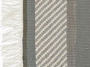 Linie Design Koberec z novozélandské vlny Unit Green/Grey Rozměr: 140x200 cm