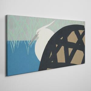 Obraz na plátně Obraz na plátně Abstrakce ptačí vodu