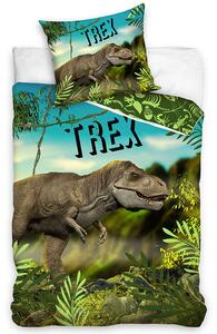 Tip Trade Bavlněné povlečení T-Rex v pralese 140x200/70x90
