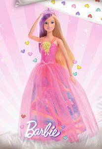 Tip Trade Dětské povlečení Barbie Růžový Svět 140x200/70x90 cm