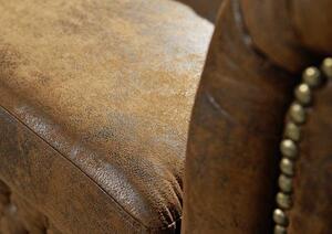 Pohovka 3M brown Chesterfield Oxford