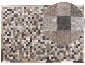 Kožený patchworkový koberec 160 x 230 cm vícebarevný ARMUTLU
