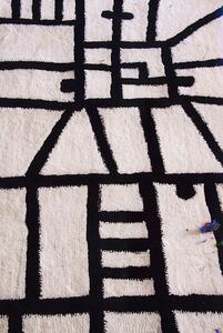 Nanimarquina Vlněný koberec Limbo, kolekce Black on white