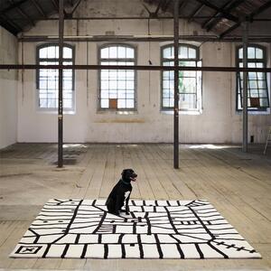 Nanimarquina Vlněný koberec Limbo, kolekce Black on white