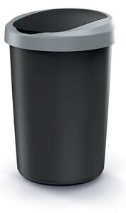 Prosperplast Odpadkový koš COMPACTO 40 L černý/světle šedý