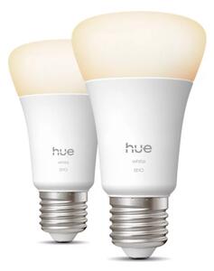 SADA 2x LED Stmívatelná žárovka Philips Hue WHITE E27/7W/230V 2700K