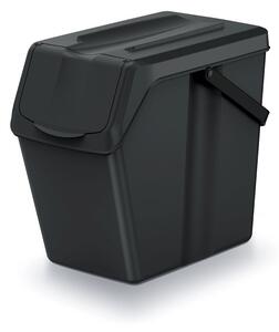 Prosperplast Odpadkový koš Soorti 25 L černý