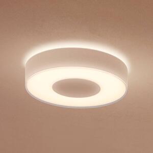 Philips Hue Stropní světlo Xamento LED bílé 38 cm, stmívatelný, Bílá / opál, Koupelna, kov, Moderní